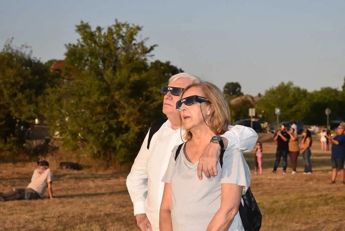 Más de 7,000 personas vivieron el eclipse en Valonsadero sin incidencias
