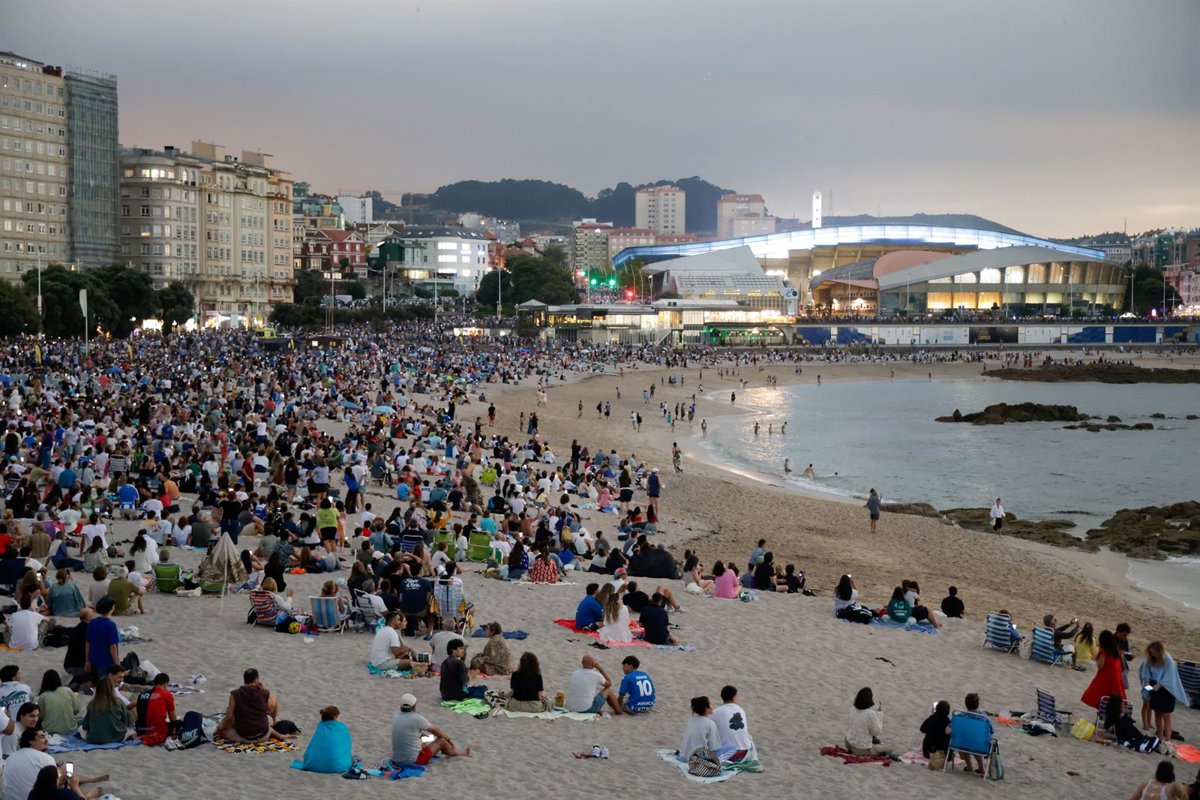 Sin incidencias en A Coruña con alta movilidad por eclipse