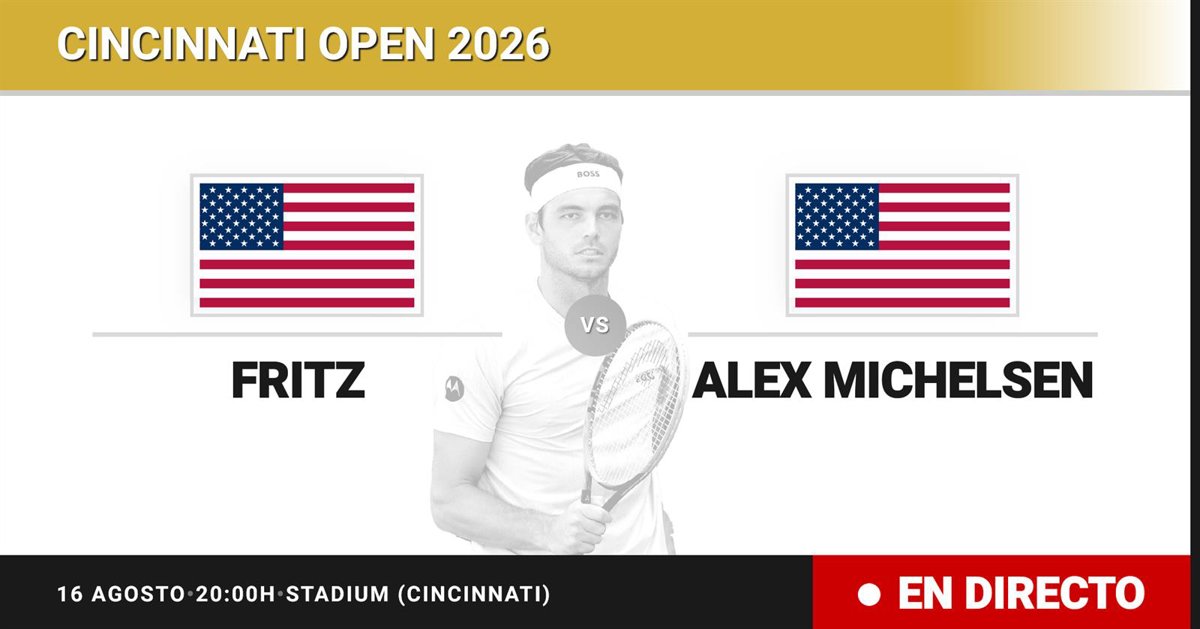 Partido Taylor Fritz vs. Alex Michelsen en Cincinnati Open en vivo