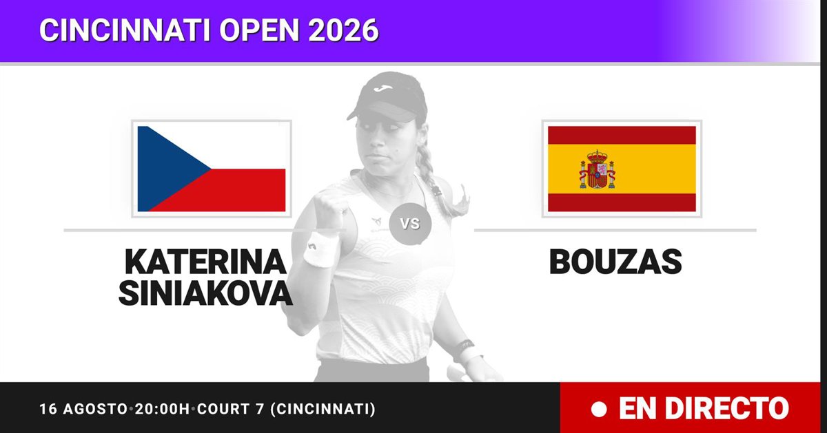 Partido Katerina Siniakova vs. Jessica Bouzas Maneiro en Cincinnati Open en vivo