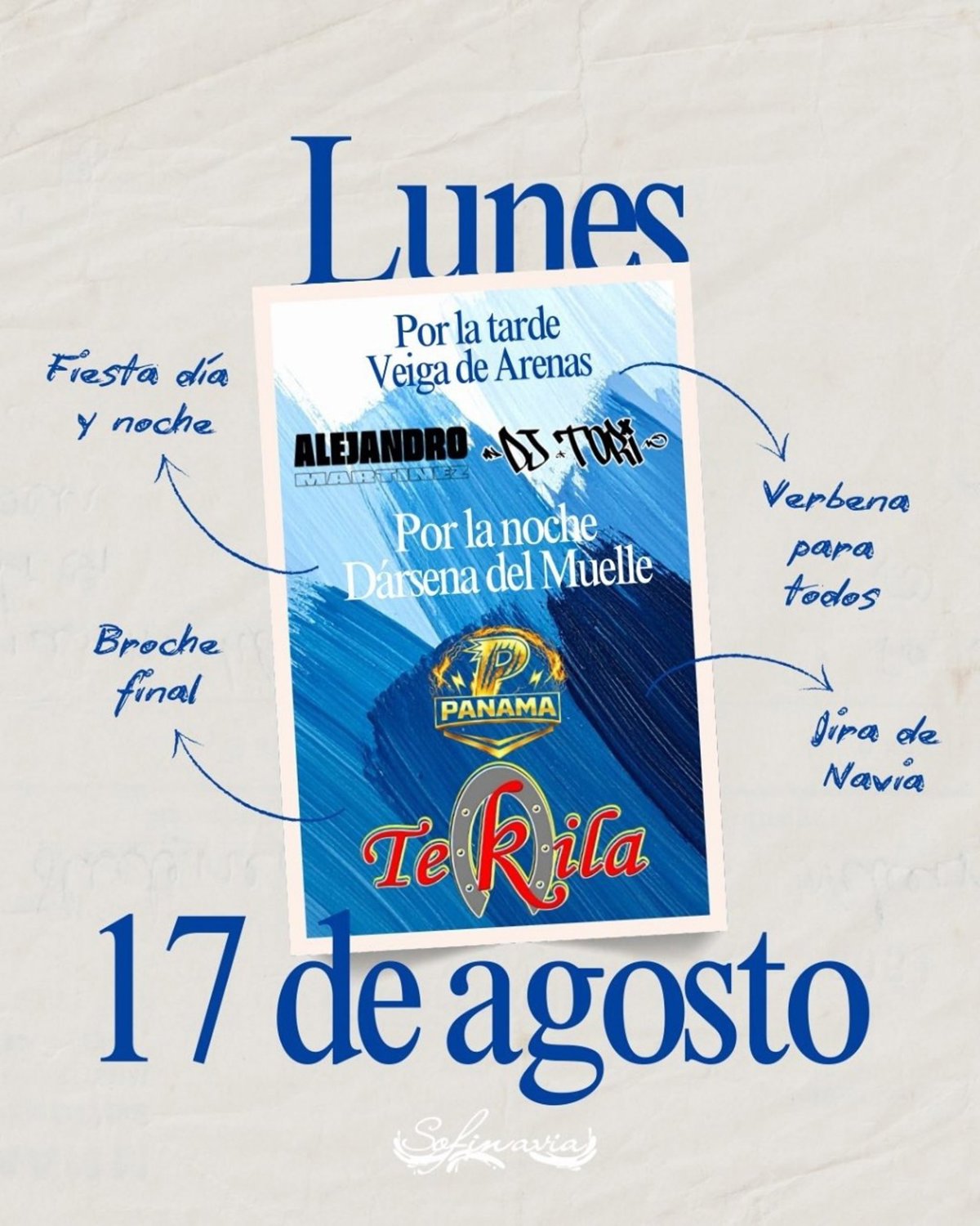 La Jira de Navia cierra las fiestas de Nuestra Señora de la Barca y San Roque