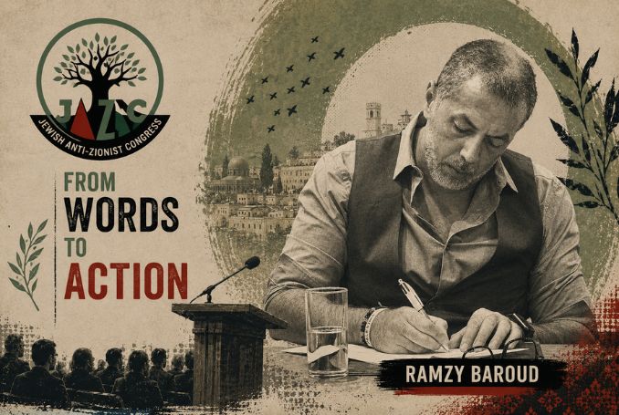Baroud pide nuevo frente global por Palestina
