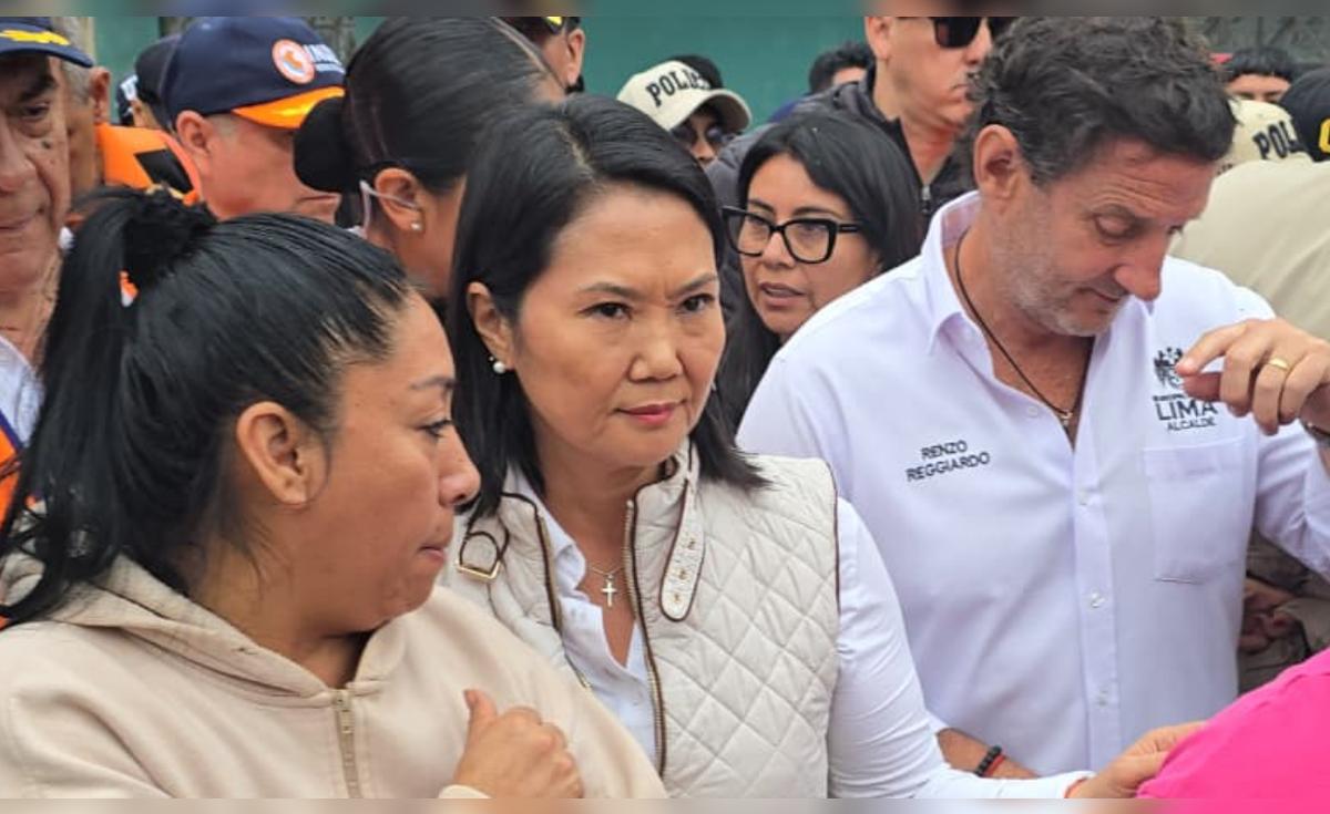 Keiko Fujimori advierte sobre impacto de lluvias por El Niño en VES