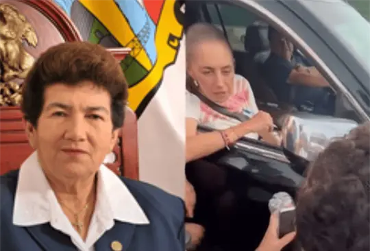 Identifican a mujer que encaró a Sheinbaum y golpeó su camioneta