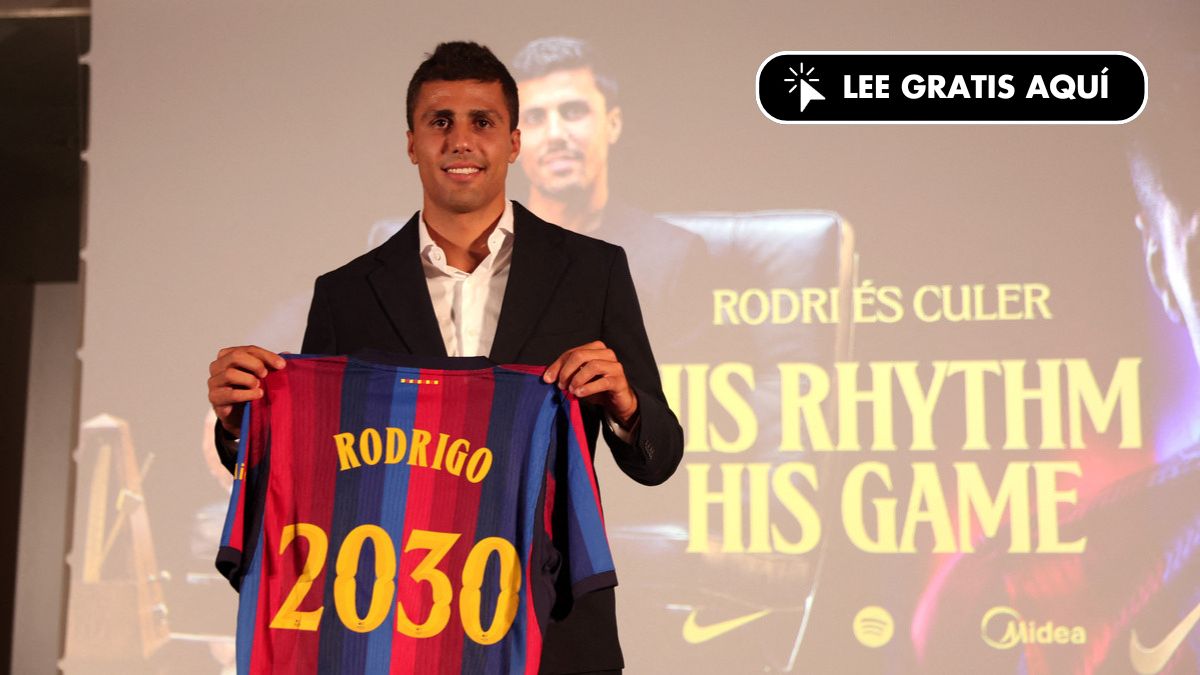 Barça oficializa fichaje de Rodri hasta 2030 desde Manchester City