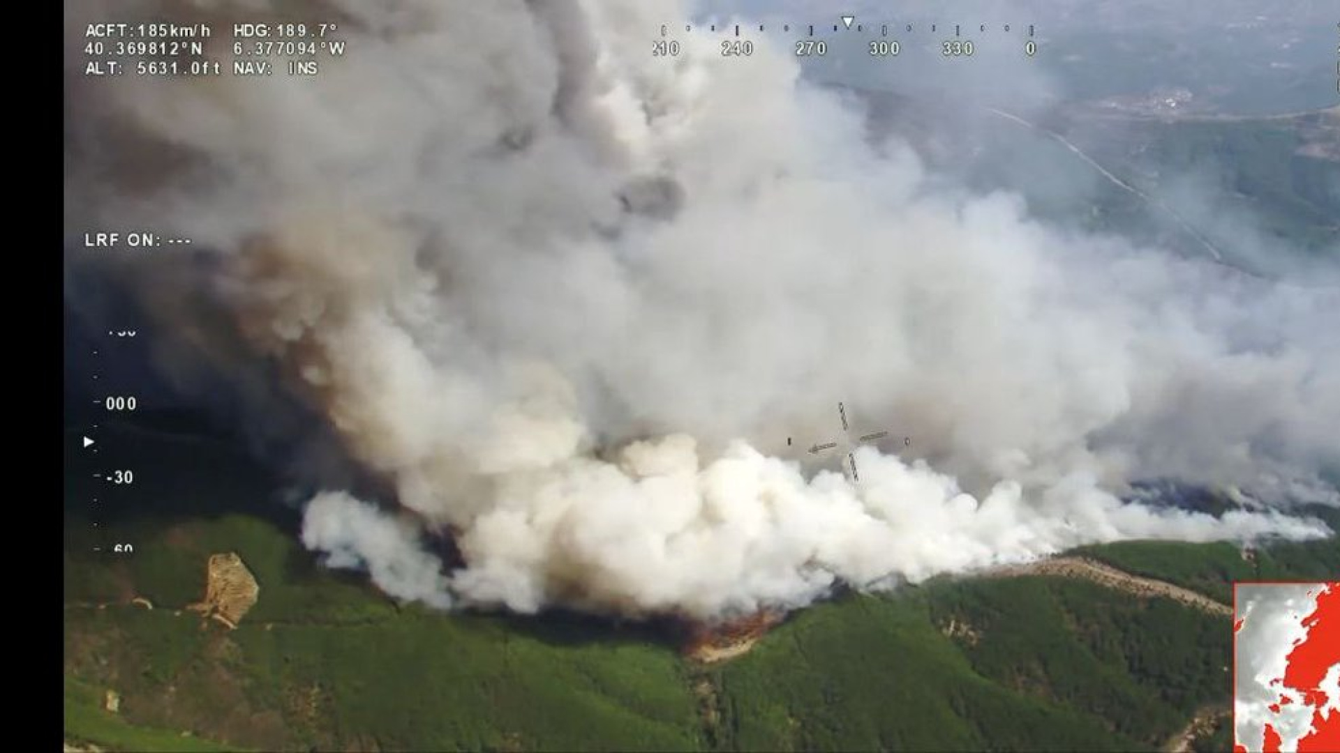 Mejoras en el incendio de Las Hurdes