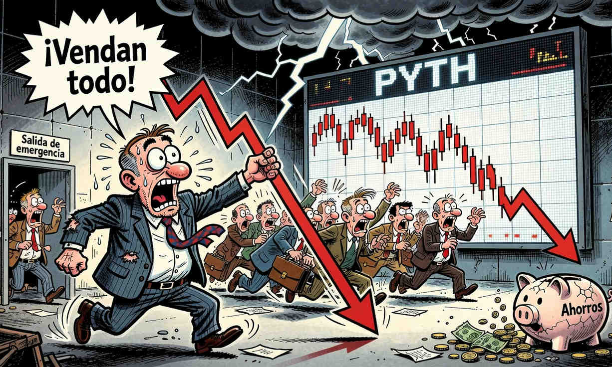 Pyth Network pierde 96,61% desde su máximo histórico
