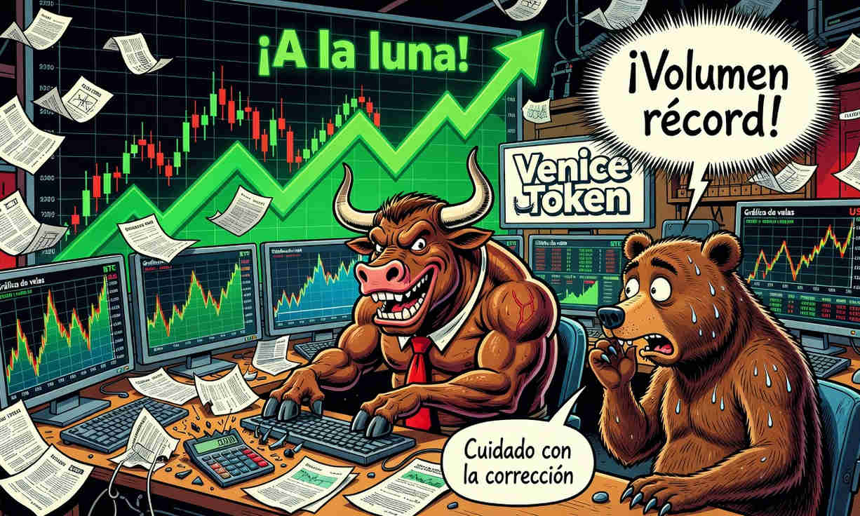 Venice Token ($VVV) sube casi 2% con aumento de volumen