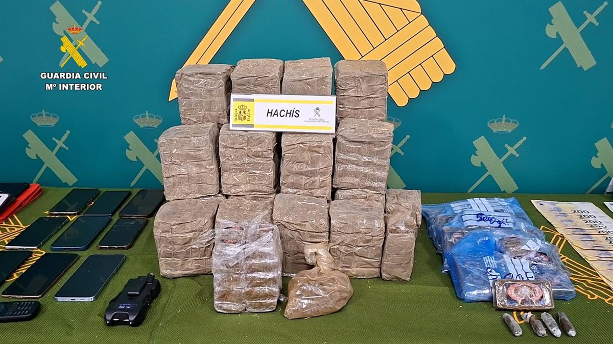 AUGC alerta sobre aumento del 1,649% en incautaciones de hachís en Córdoba