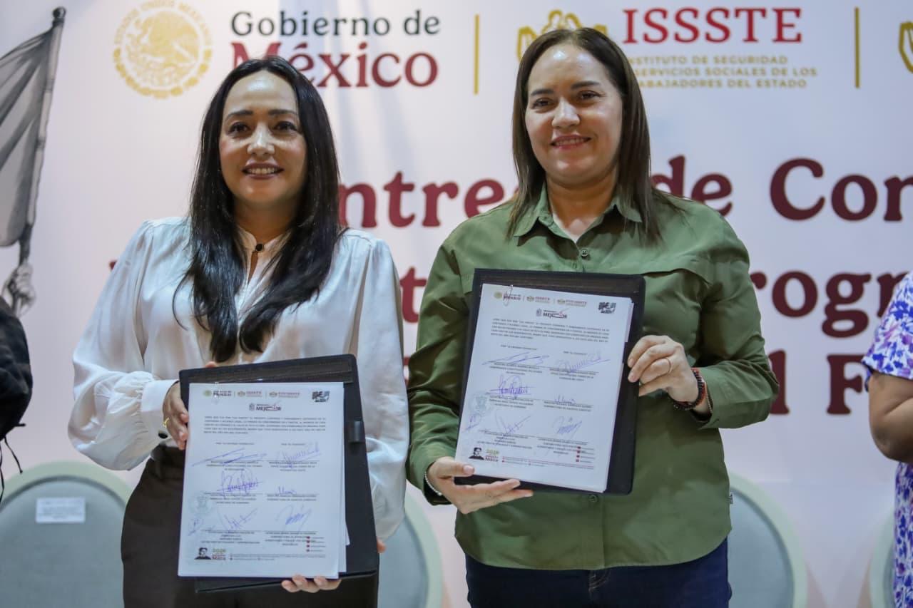 Firman acuerdo para escrituración gratuita de Fovissste en Morelia