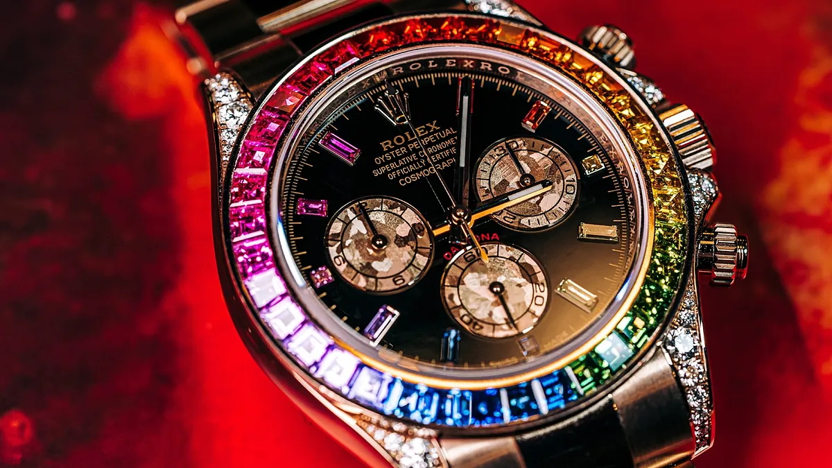 Rolex Rainbow supera precio de Ferrari y atrae a celebridades