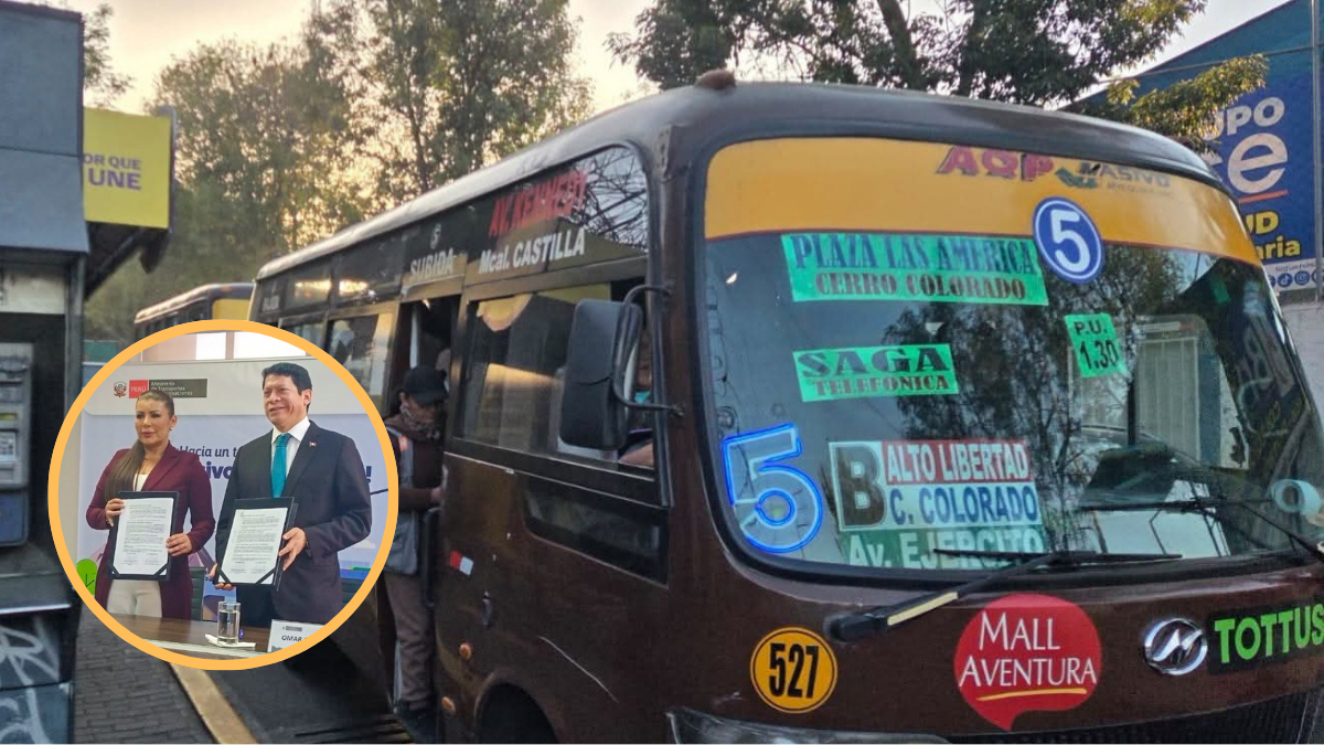 MTC y Municipio de Arequipa acuerdan inversión de S/ 180 millones para reordenar el transporte urbano