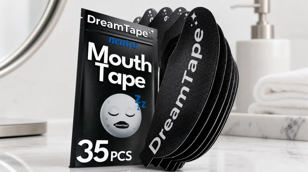 Cinta bucal DreamTape de 35 unidades para dormir mejor y reducir ronquidos por 5,99€ (-33%)