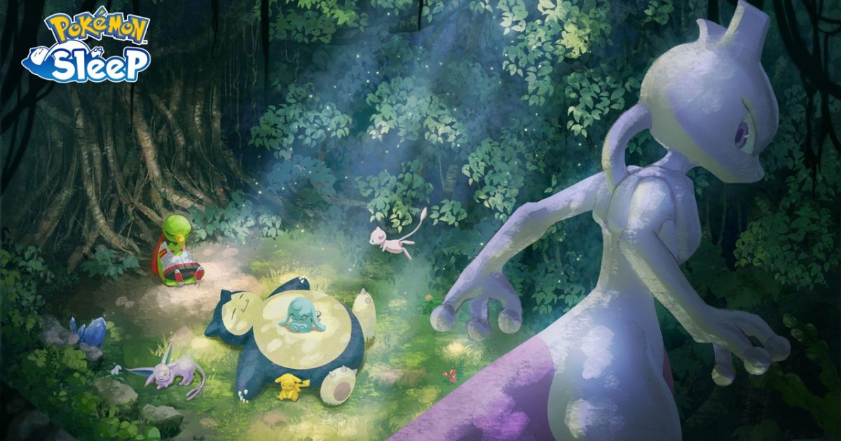 Pokémon Sleep detalla evento Estudio en tierra ignota: Vestigios de Mewtwo
