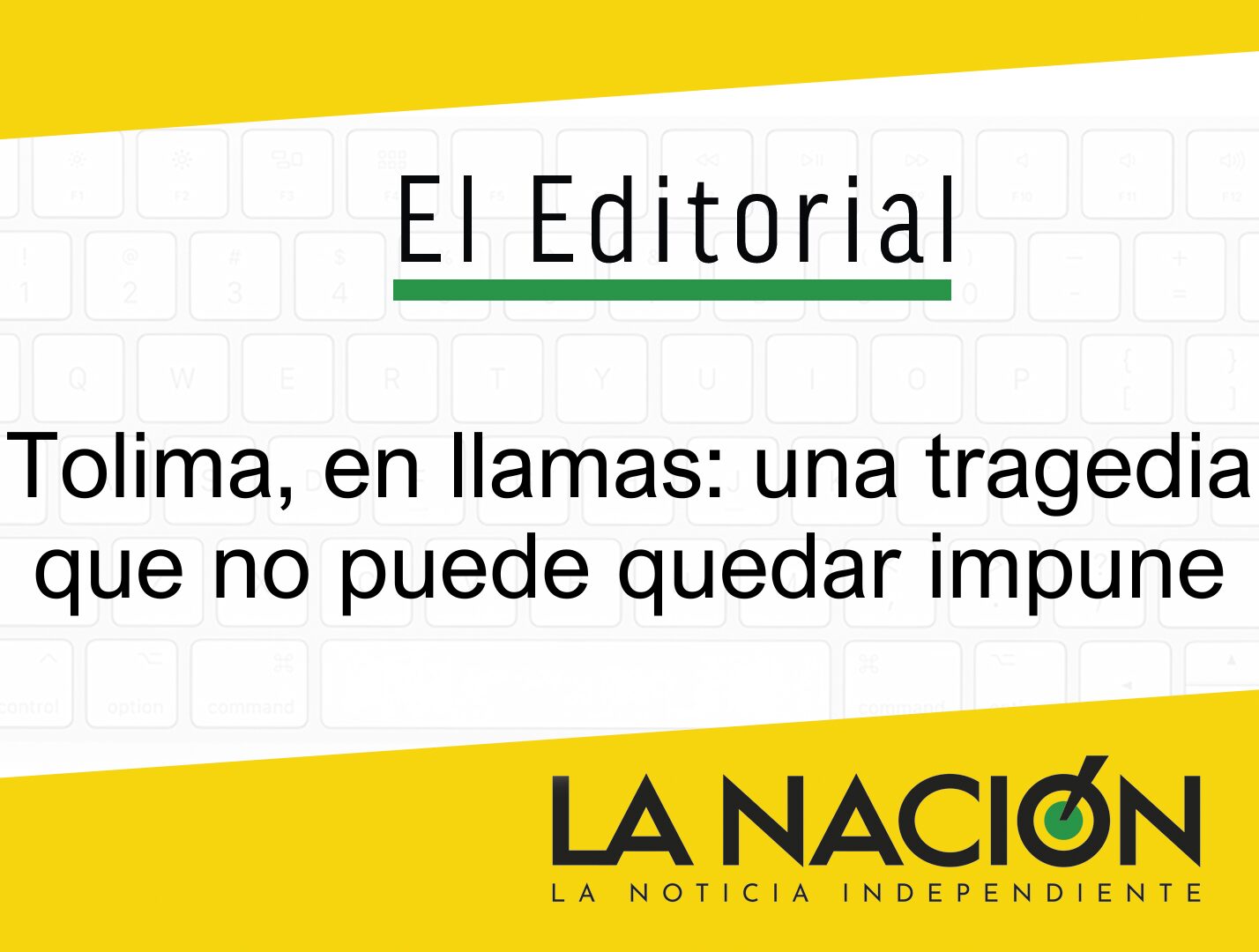 Incendios en Tolima: llamado a justicia