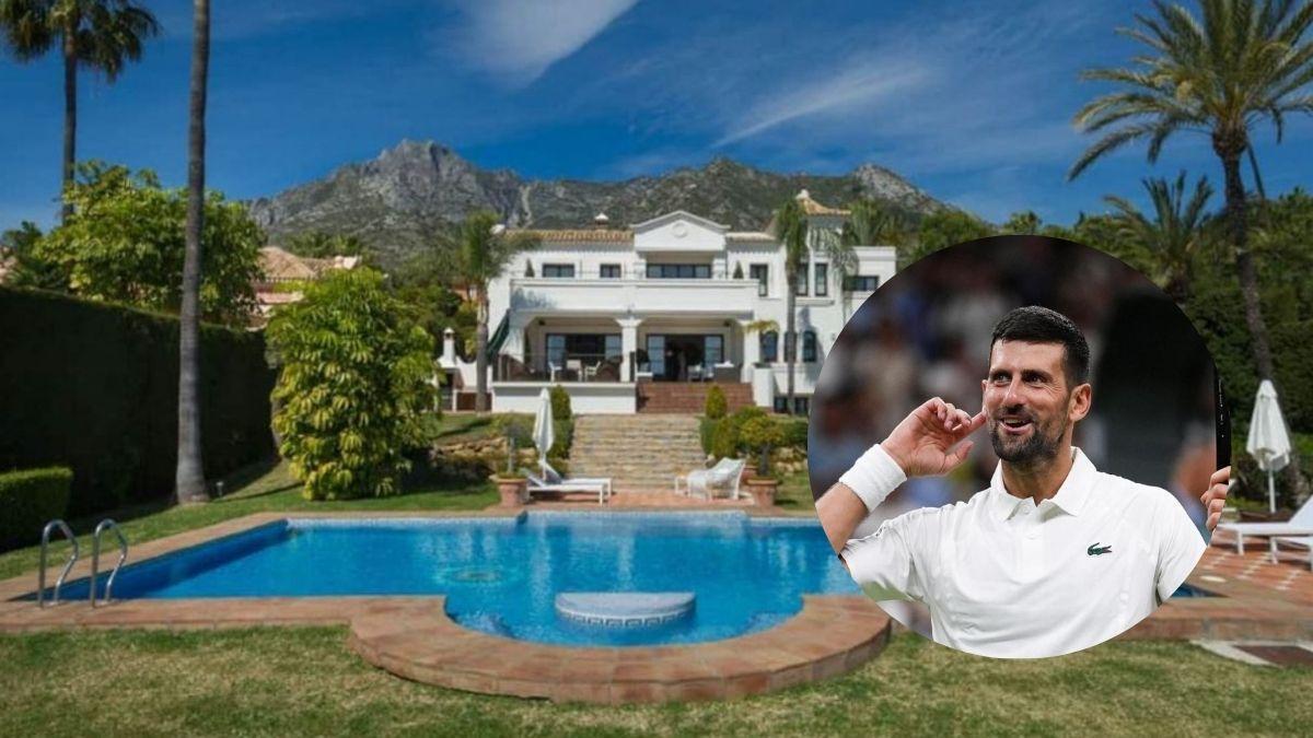 Patrimonio inmobiliario de Novak Djokovic en Málaga incluye palacete y pista de tenis