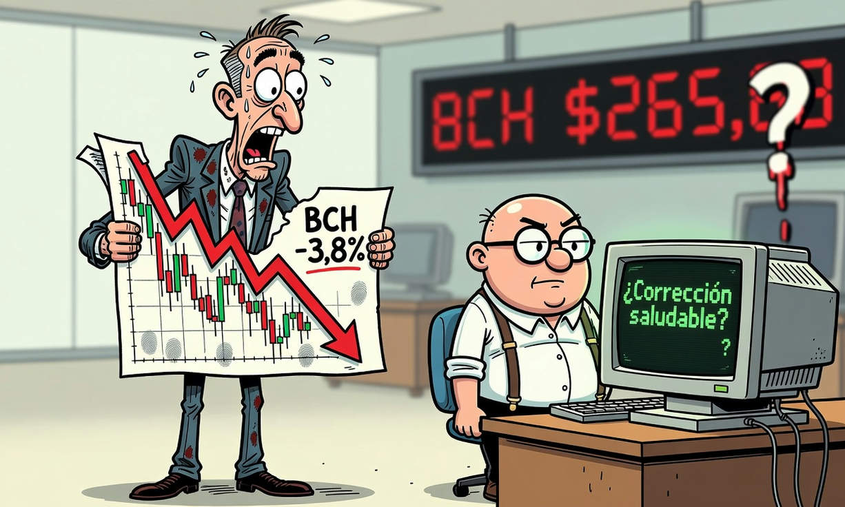Bitcoin Cash baja 3.81% en 24 horas: análisis del movimiento