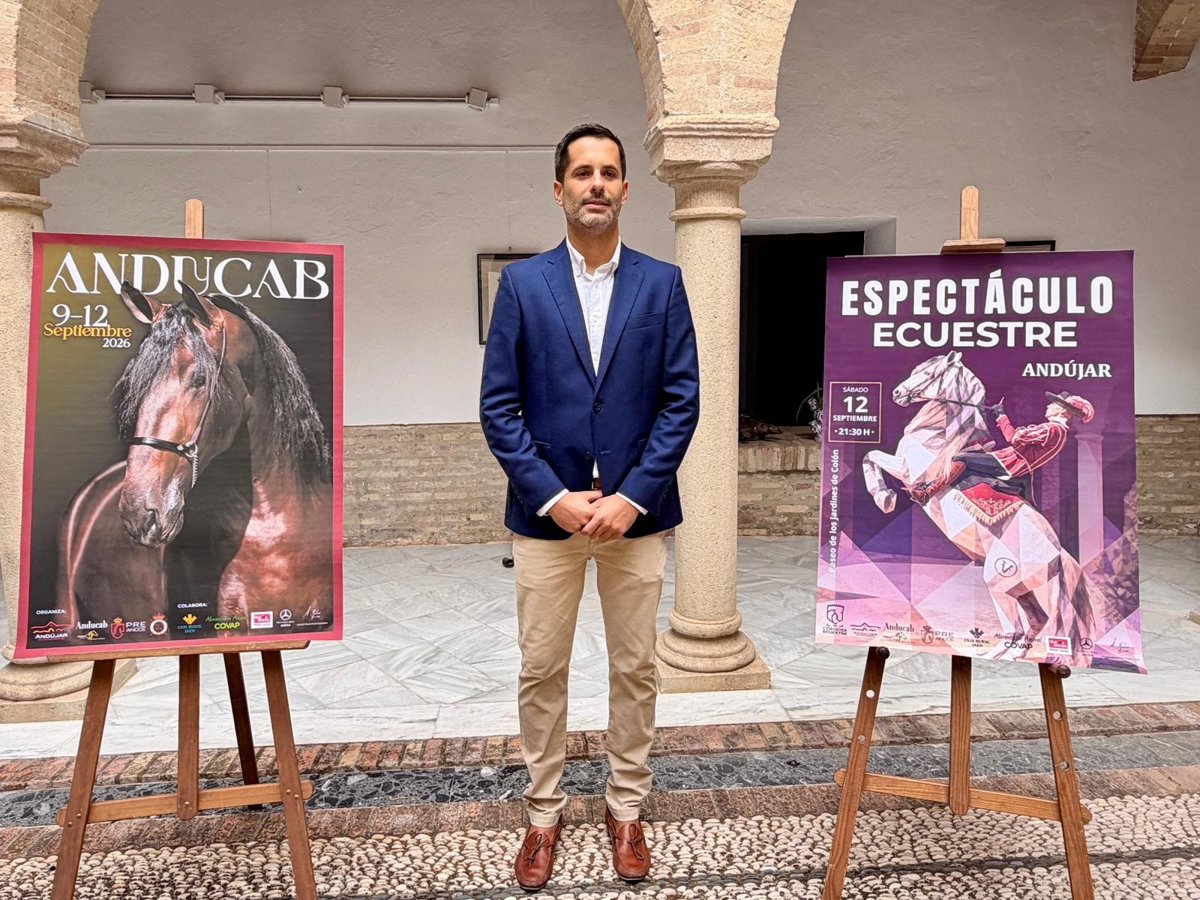 Andújar será capital del caballo de pura raza española en septiembre