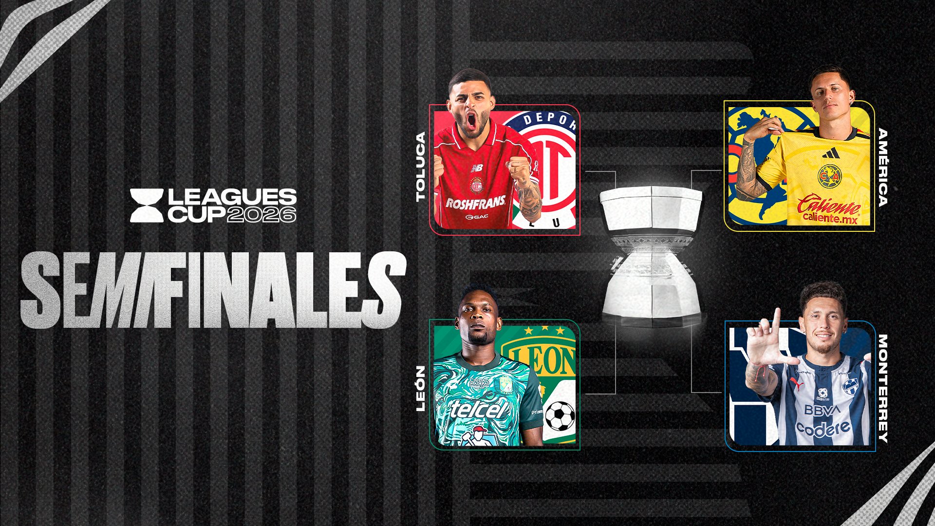 Confirman fechas y horarios de semifinales de Leagues Cup 2026
