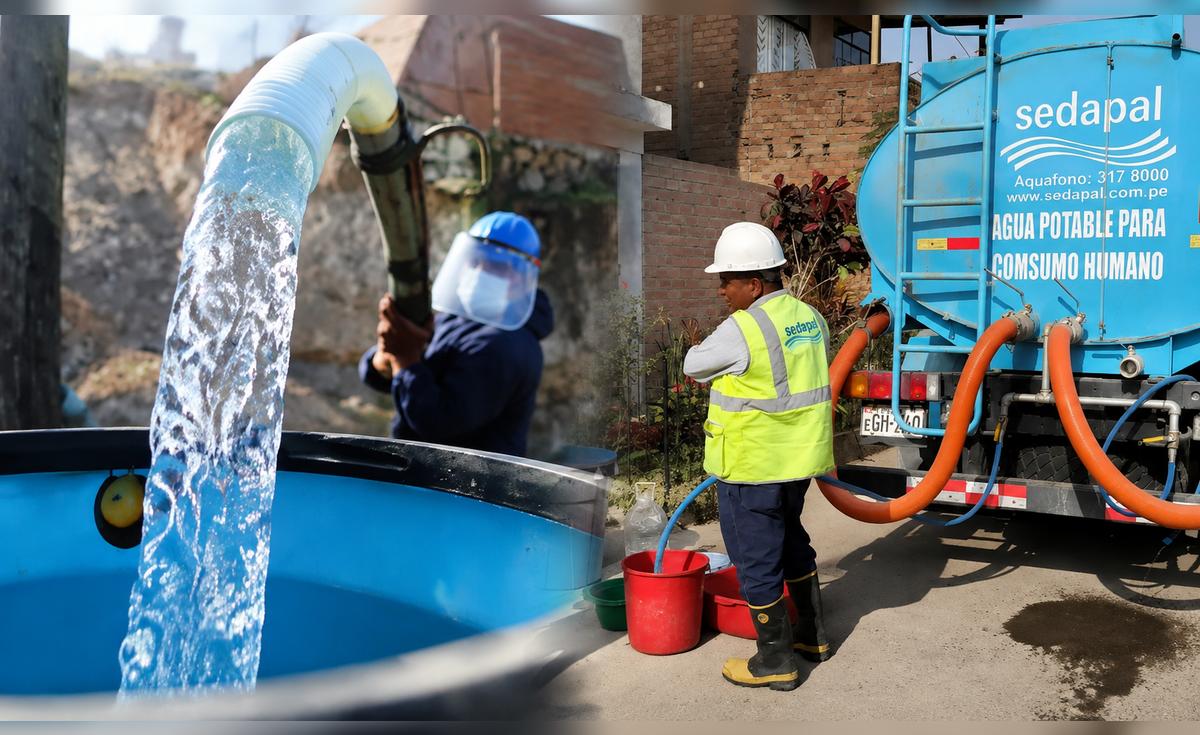 Sedapal cortará agua hasta por 16 horas el 31 de agosto; revisa distritos afectados