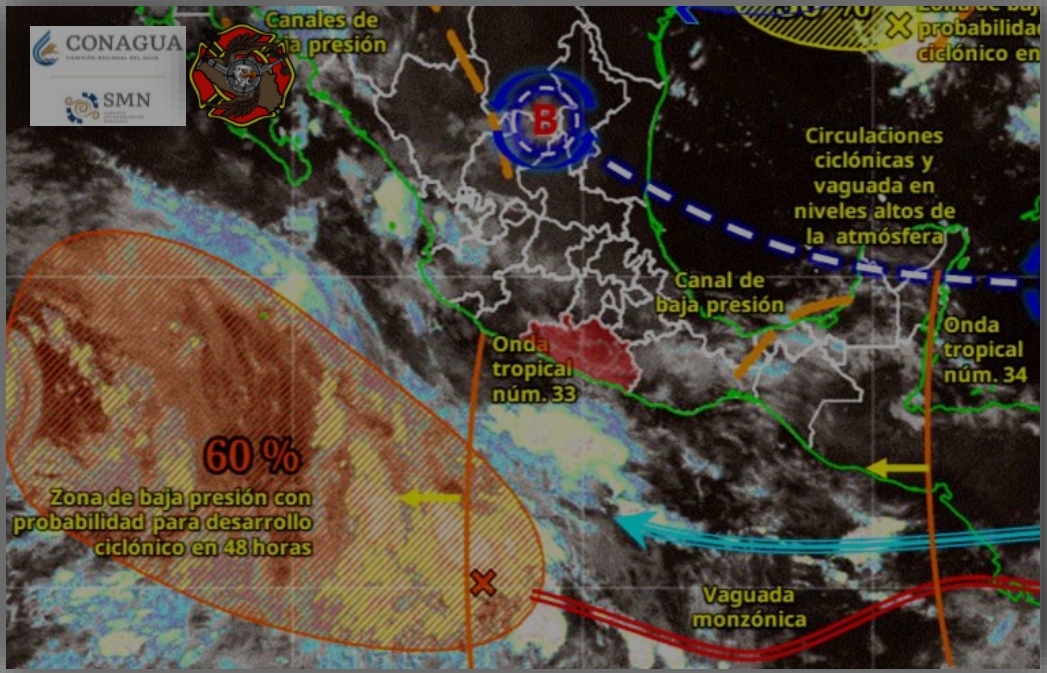 Se pronostican calor y lluvias en Guerrero