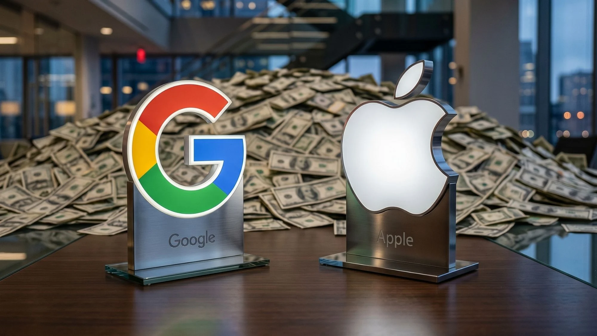 Definición de valor de marca y liderazgo de Apple, Microsoft y Google en el mercado