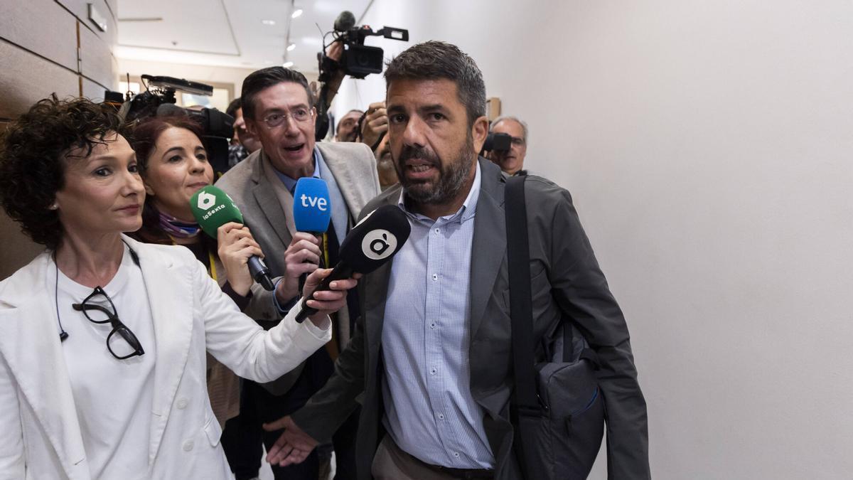 Mazón analiza reacción de víctimas tras recibir alerta Es Alert