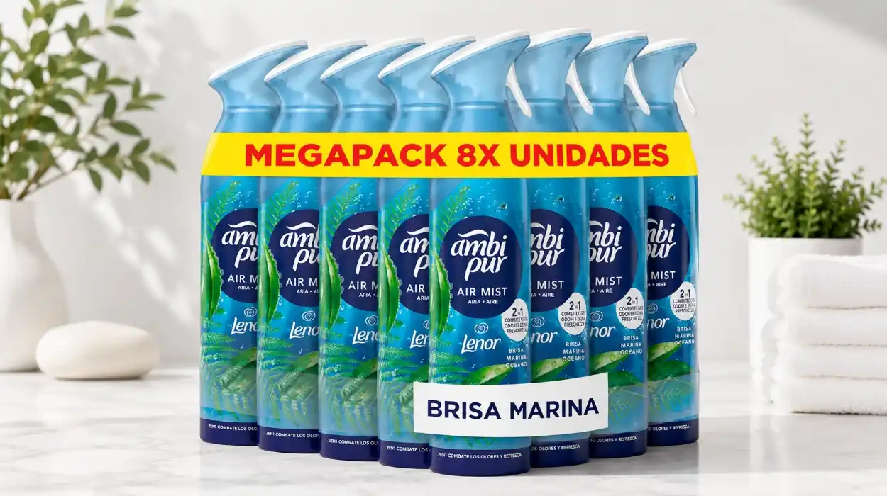 Pack Ambipur Brisa Marina con aroma natural en oferta