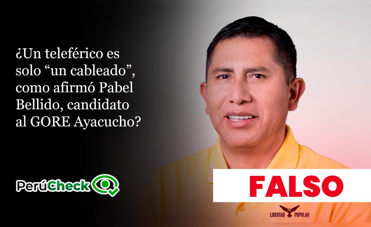 Candidato regional de Ayacucho defiende importancia del teleférico