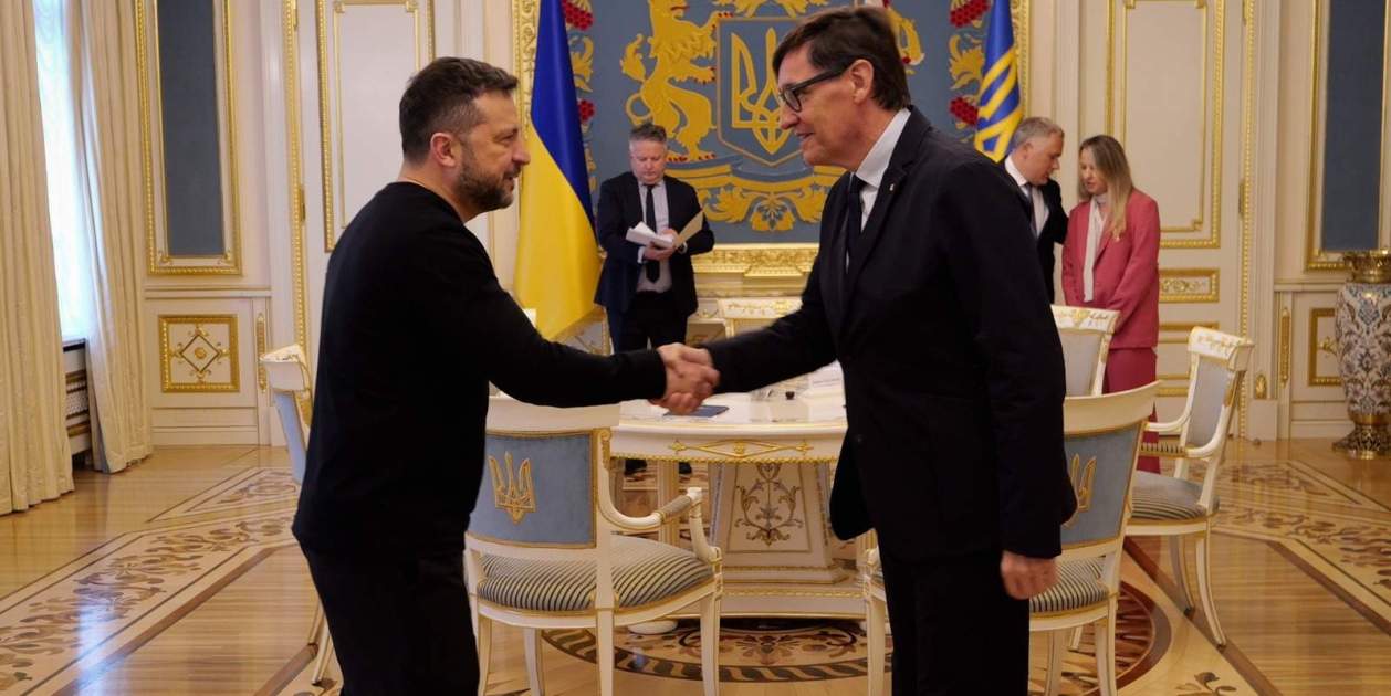 Illa se reúne con Zelenski en Ucrania