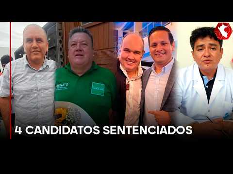 Cuatro candidatos a gobernador en Lambayeque tienen sentencias