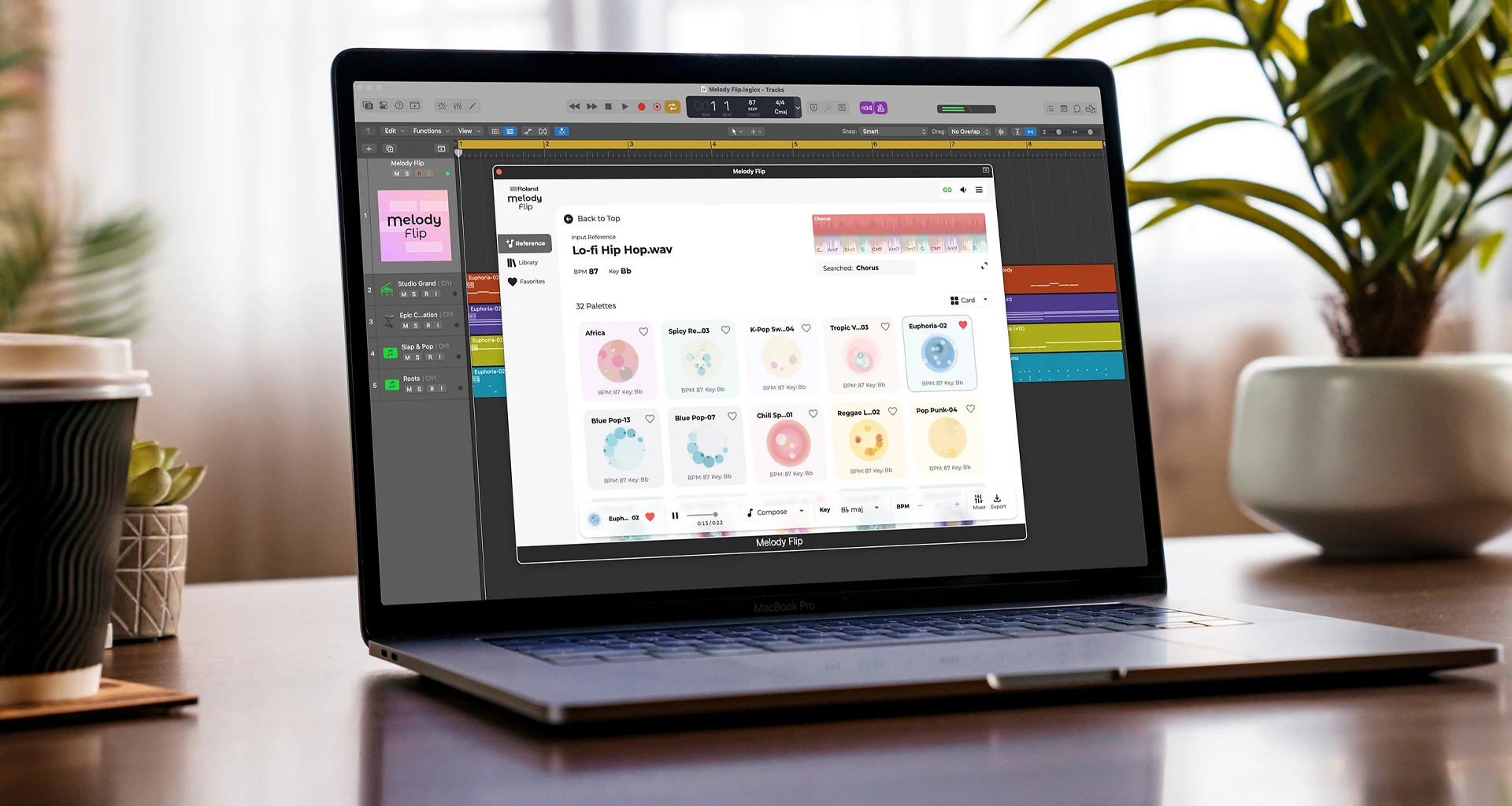 Roland lanza herramienta gratuita de IA Melody Flip para DAW