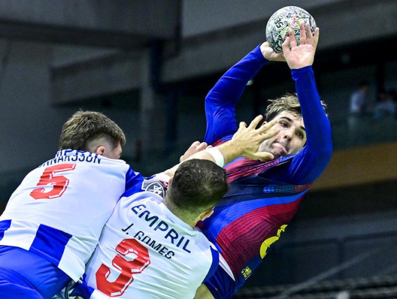 Barça supera al Porto en la Supercopa Ibérica (39-37)