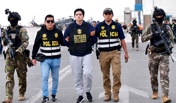 Jhonsson Cruz Torres será detenido 15 días en Dircote por caso Los Pulpos