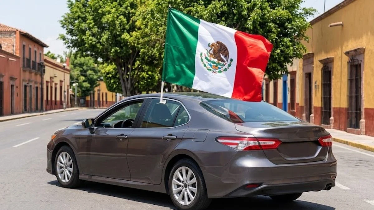 Multas por colocar bandera de México en el auto durante fiestas patrias