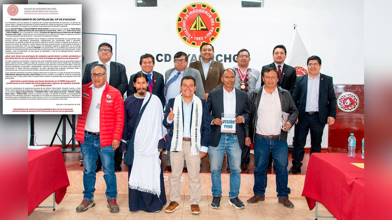 CIP Ayacucho cuestiona viabilidad de propuestas en ERM 2026 y pide sustento técnico