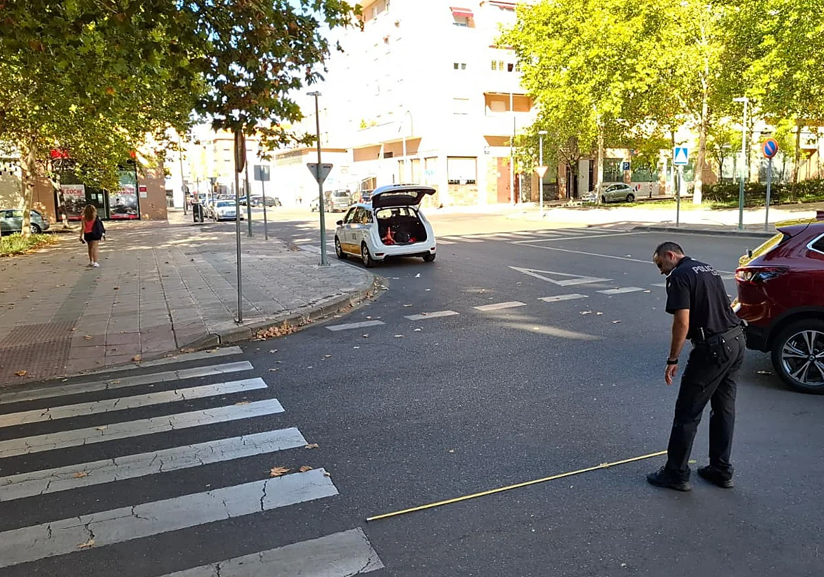 Accidente grave en avenida Condes de Barcelona, Badajoz