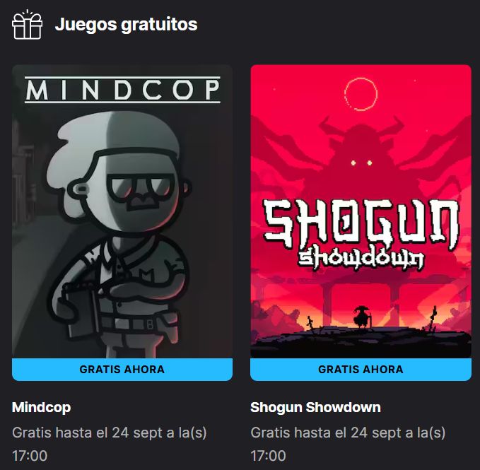 Mindcop y Shogun Showdown disponibles gratis en Epic Games Store