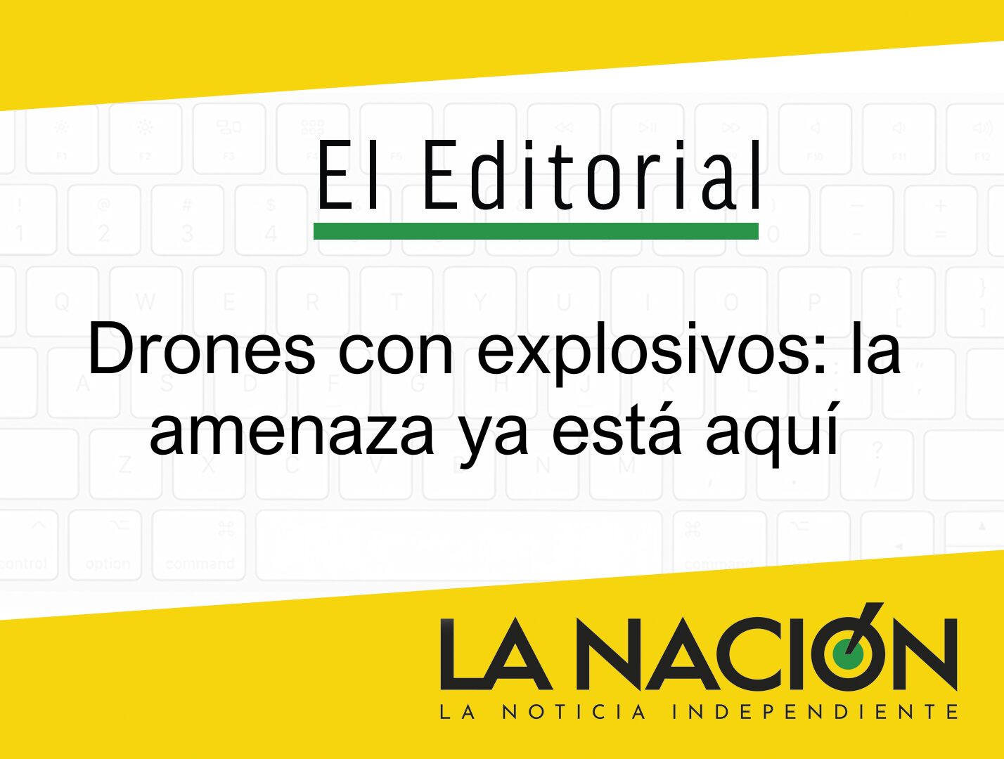 Amenaza de drones con explosivos
