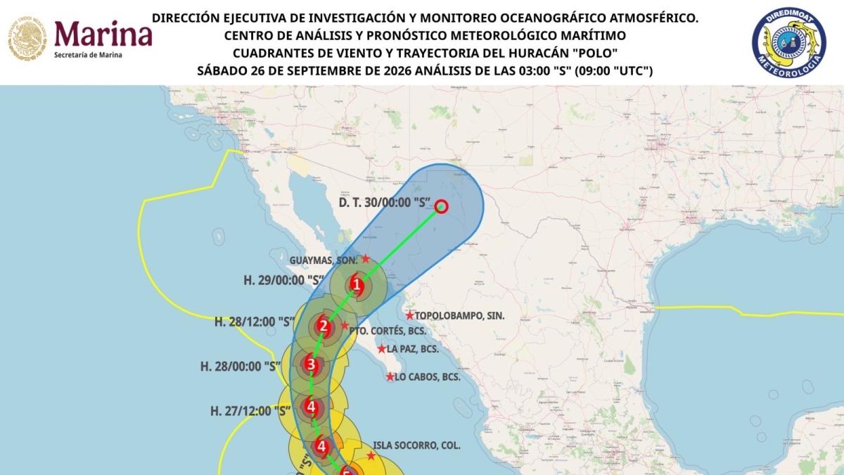 'Polo' se degrada a categoría 4 pero mantiene peligrosidad