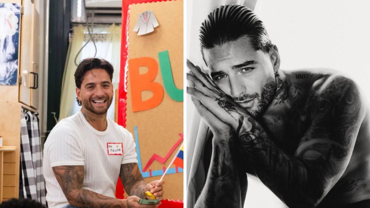 Maluma sorprende a alumnos en Spanish Harlem