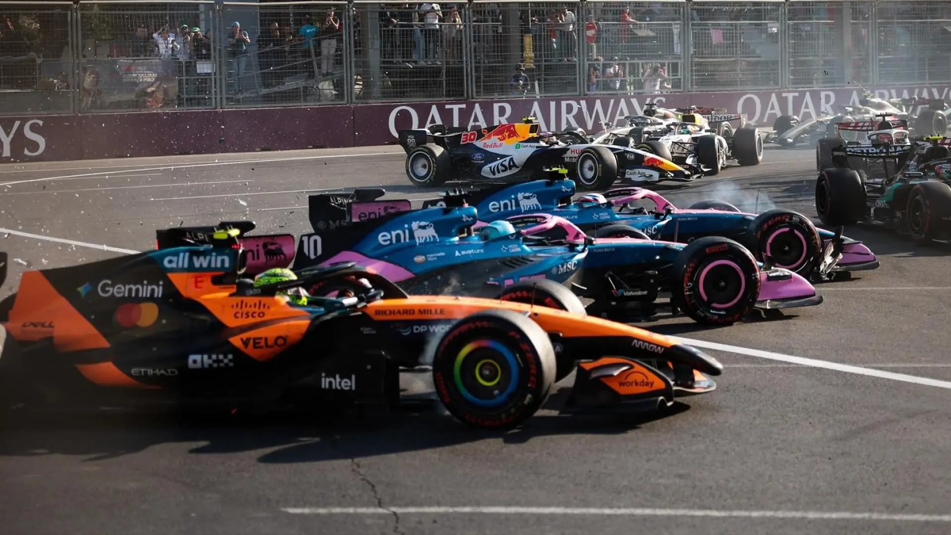 Alpine condena insultos a Lando Norris de aficionados de Franco Colapinto