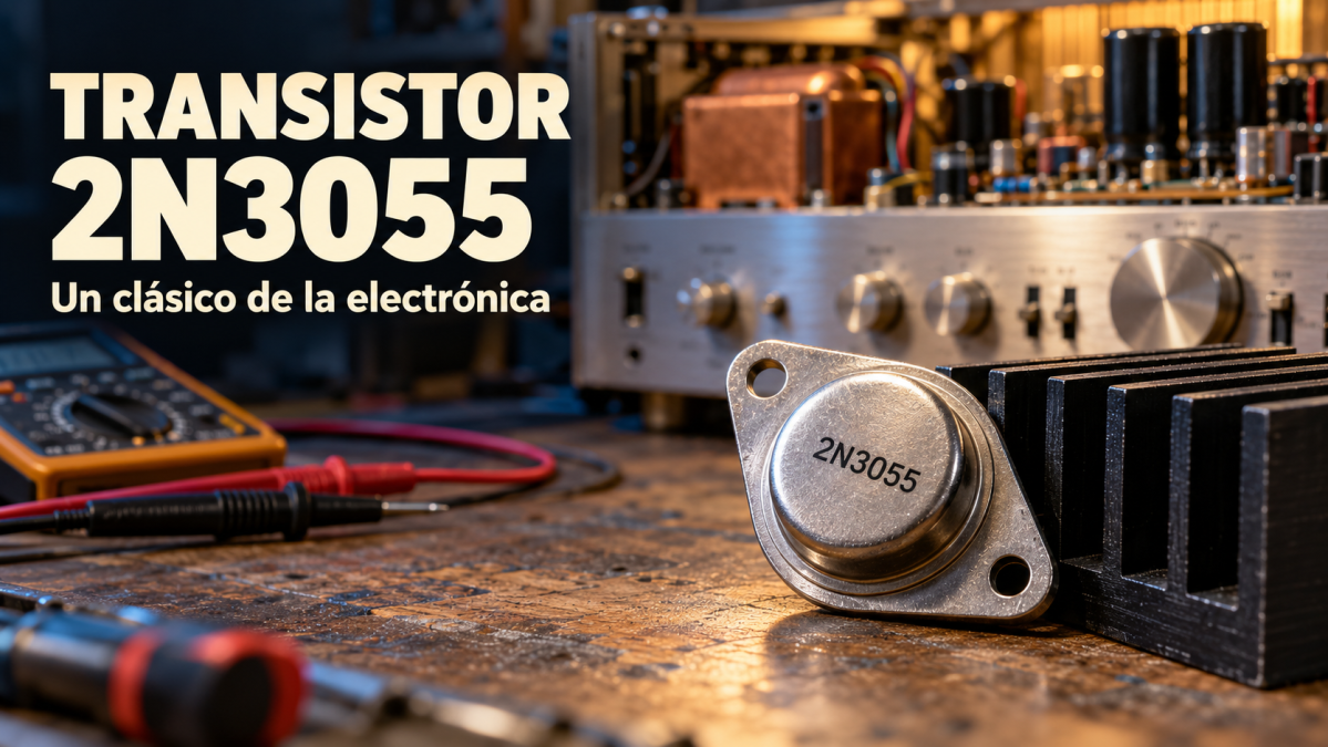 Características y cómo comprobar el transistor 2N3055
