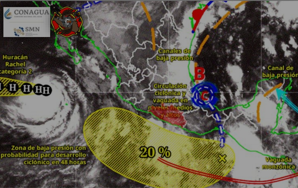 Prevén lluvias ligeras a moderadas en Guerrero este domingo