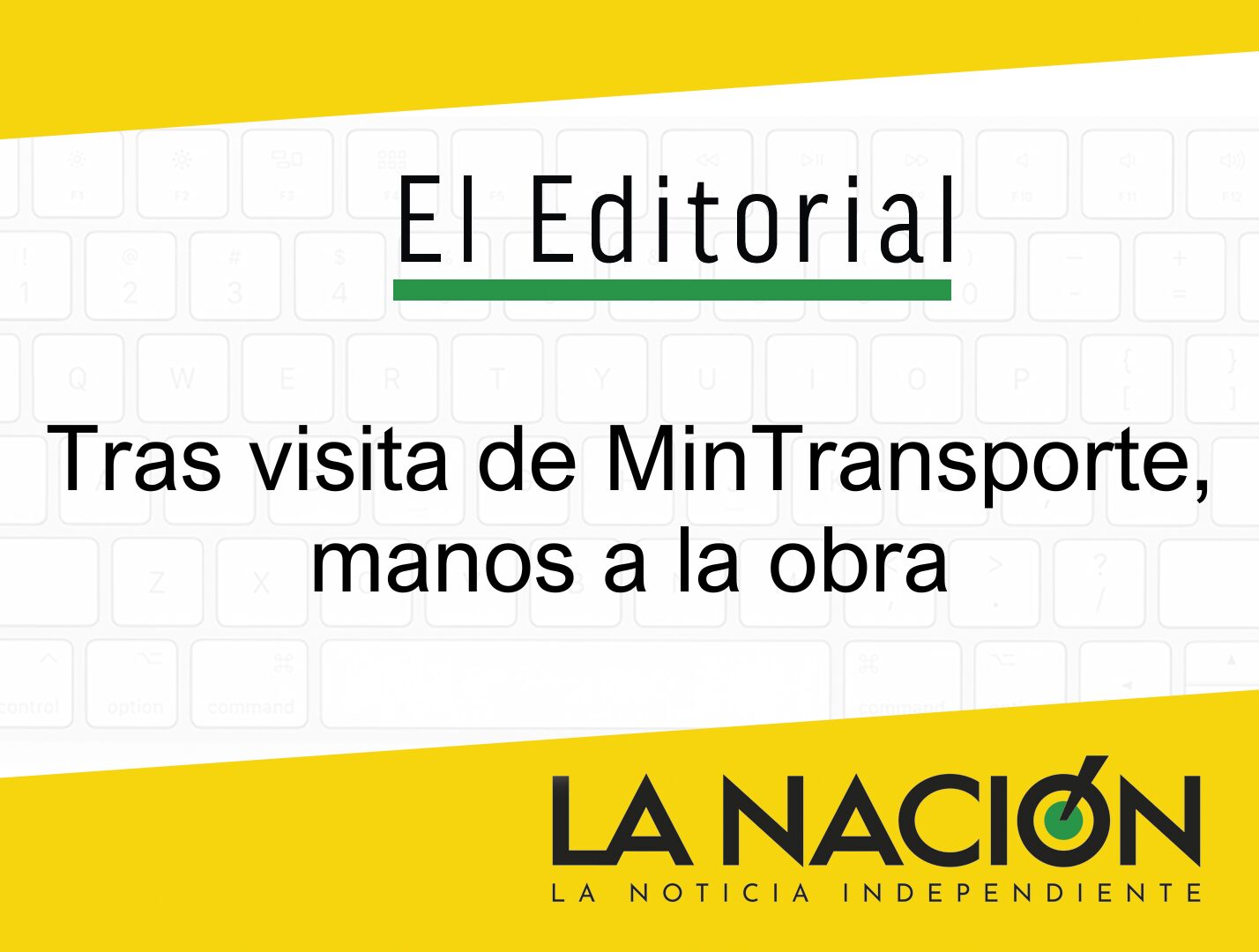 Acciones tras visita del Ministerio de Transporte
