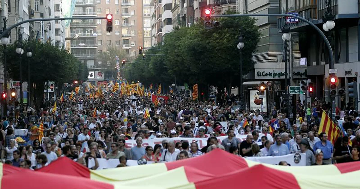 Información sobre manifestaciones del 9 d'Octubre en Valencia