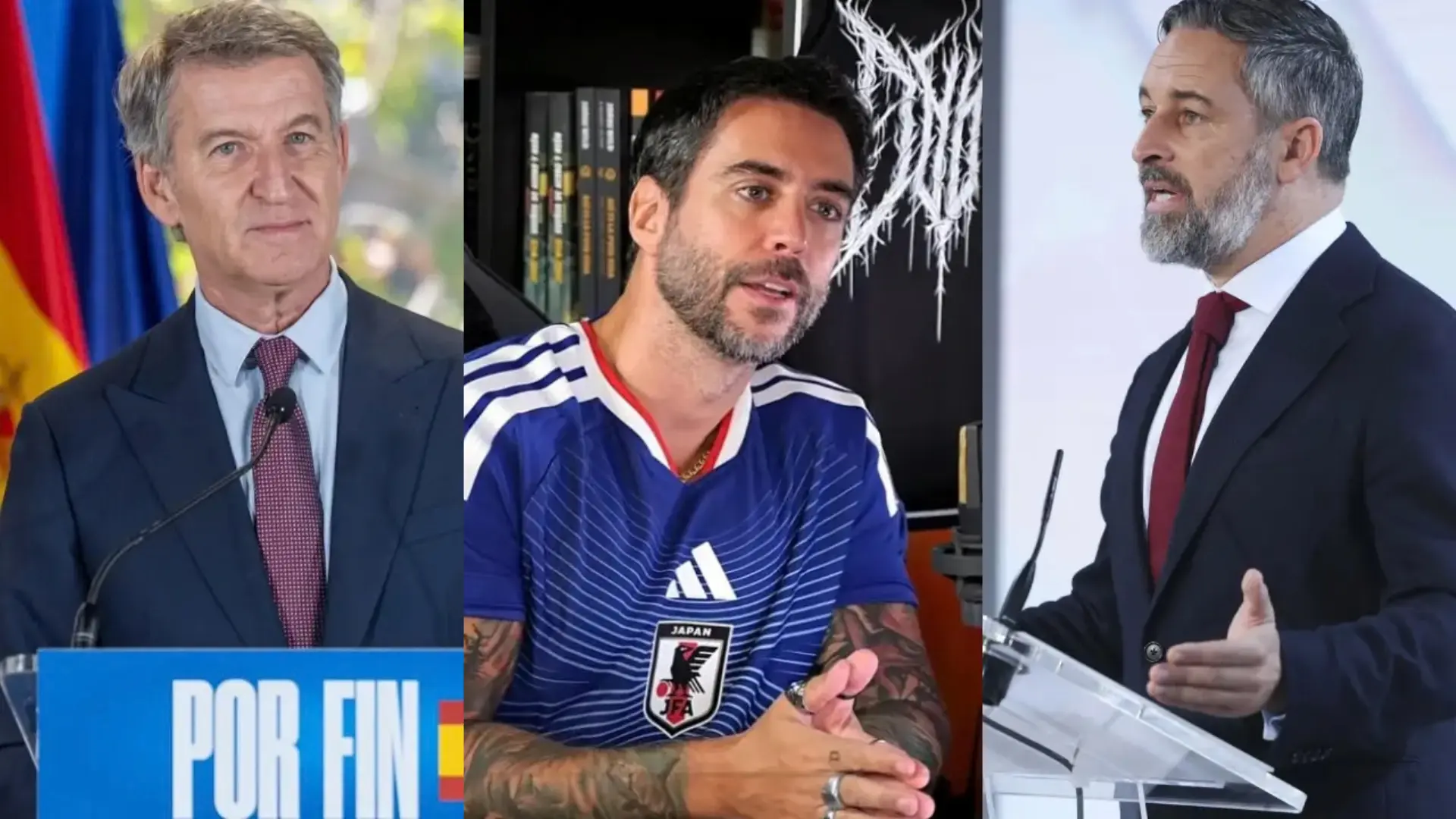 Feijóo y Abascal aceptan entrevista en podcast de Jordi Wild; Sánchez no responde