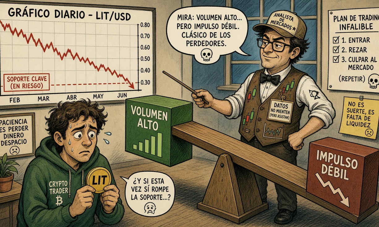 LIT mantiene presión técnica pese a alto volumen el 10 de octubre de 2026