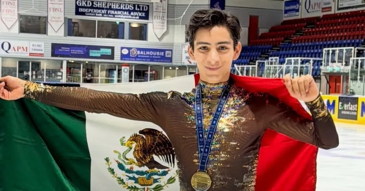 Donovan Carrillo gana campeonato de patinaje artístico en Escocia