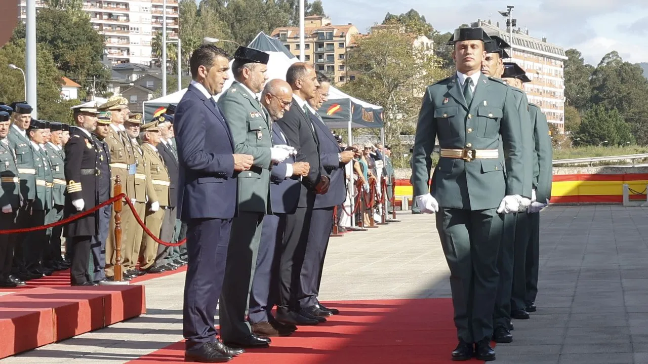 Guardia Civil conmemora el día del Pilar en Pontevedra